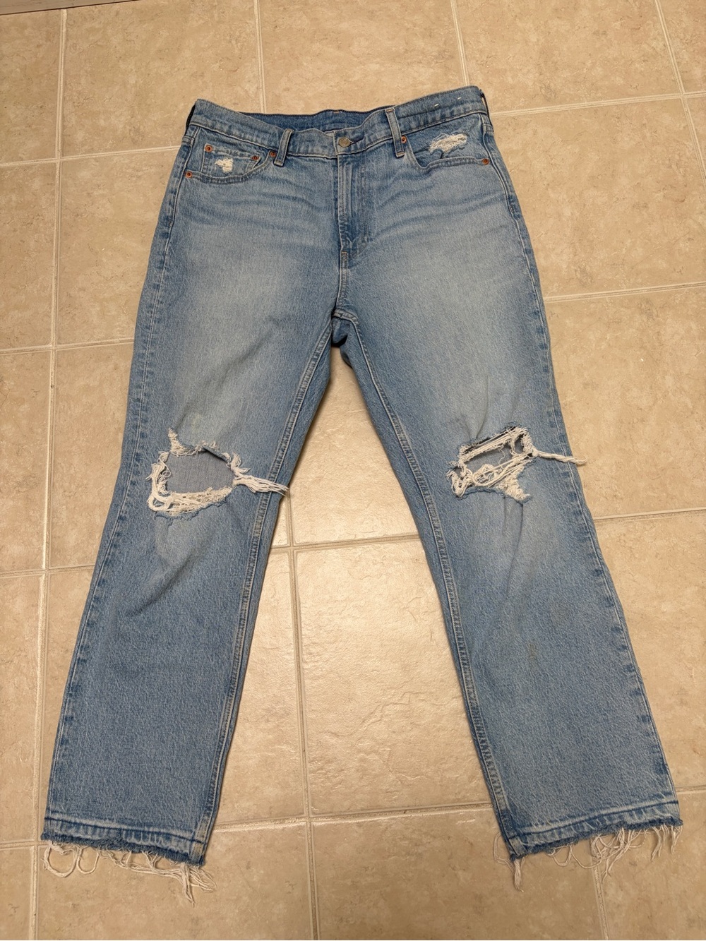 Gap Cheeky Straight High Rise Jeans